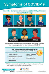 CDC CORONAVIRUS SAFETY SIGNS - ENGLISH AND SPANISH - SET OF 5