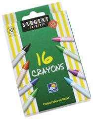 SARGENT ART CRAYONS PEG SET/16