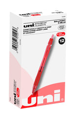 PEN BALLPOINT UNI-BALL JETSTREAM ELEMENTS RED PACK OF 12