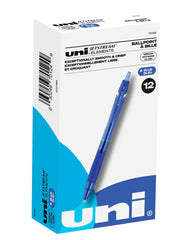 PEN BALLPOINT UNI-BALL JETSTREAM ELEMENTS BLUE PACK OF 12