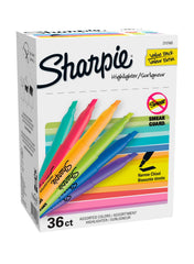 HIGHLIGHTER SHARPIE POCKET ASST SET OF 36