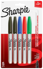 MARKER SHARPIE FINE ASST SET OF 5