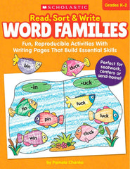 WORKBOOK READ SORT AND WRITE WORD FAMILIES