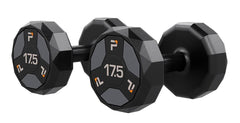 URETHANE DUMBBELLS - PAIR - 17.5 LBS