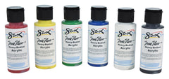 PAINT ACRYLIC HB SAX 2OZ ASST COLORS SET OF 6