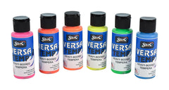 PAINT TEMPERA SAX VERSATEMP 2OZ ASST FLOURESCENT SET OF 6