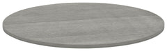CLASSROOM SELECT - ROUND CONFERENCE TABLE TOP 48 IN - LAMINATE - WEATHERED CHARCOAL