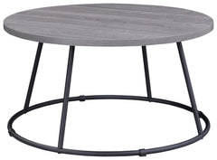 TABLE - COFFEE - ROUND - 31-1/2 D X 16-3/4 H IN - WCHAR