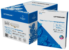 PAPER LETTERMARK 8.5X11 IN WHITE CASE OF 10