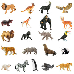 ANIMALS ZOO SET OF 21