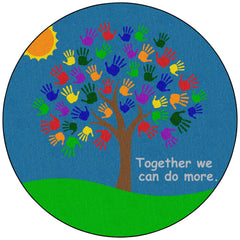 CHILDCRAFT - CARPETS - TOGETHER TREE - ROUND - 8 FT DIA