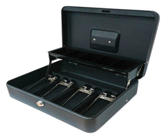 CASH BOX 3.5X7 IN BLACK STEEL CUI82011