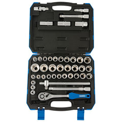 Socket Set 41 Piece Metric And Af
