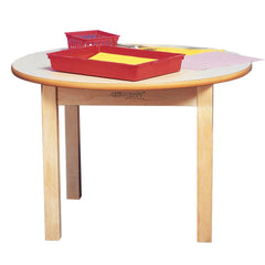 KIT TABLE 30 IN ROUND WITH 16 IN WOOD LEGS
