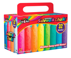 CHALK SIDEWALK CRAZY ART SET OF 32