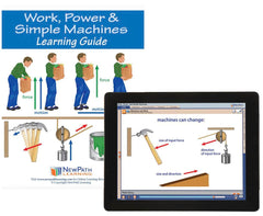 WORK POWER AND SIMPLE MACHINES GUIDE W/ ONLINE