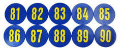 POLY ENTERPRISES NUMBER SPOTS 81-90 SET
