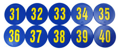 POLY ENTERPRISES NUMBER SPOTS 31-40 SET