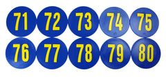 POLY ENTERPRISES NUMBER SPOTS 71-80 SET