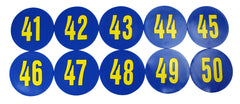 POLY ENTERPRISES NUMBER SPOTS 41-50 SET