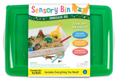 SENSORY BIN DINOSAUR DIG