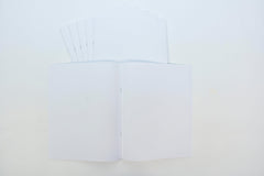 BOOK BLANK 8.5X11 IN WHITE 12 SHTS PACK OF 6