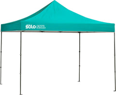 SOLO STEEL 100 10 X 10 FT. STRAIGHT LEG CANOPY - TURQUOISE