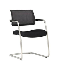 CHAIR - AFFORDABLE INTERIOR SYSTEMS - DEVENS SIDE CHAIR - 22-1/2 X 23 X 32-1/2 IN - BLACK COLOR