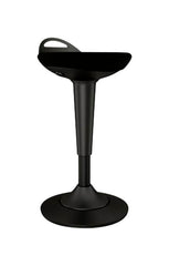 STOOL - AFFORDABLE INTERIOR SYSTEMS - RUTLAND PERCH - 17 X 15-1/2 X 30 IN - BLACK COLOR