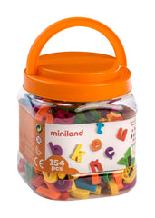 LETTERS LOWERCASE MAGNETIC SPANISH SET OF 154