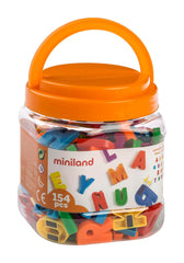 LETTERS UPPERCASE MAGNETIC SPANISH SET OF 154