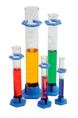 GRADUATED CYLINDERS BOROSILICATE GLASS PLASTIC BASE CLASS B 250ML