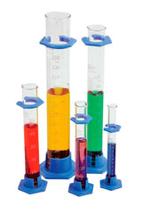 GRADUATED CYLINDERS BOROSILICATE GLASS PLASTIC BASE CLASS B 100ML