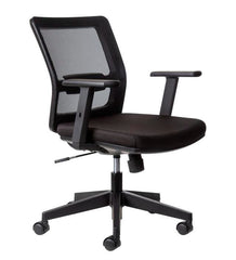 CHAIR - AFFORDABLE INTERIOR SYSTEMS - REVERE TASK CHAIR - ASSEMBLED - 25-3/4 X 26 X 37 IN - BLACK MESH - BLACK SEAT COLOR - BLACK FRAME COLOR
