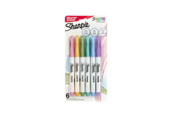 MARKER SHARPIE S-NOTE ASST SET OF 6
