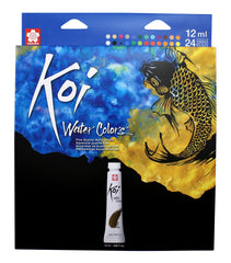 PAINT WATERCOLOR TUBES KOI SET OF 24