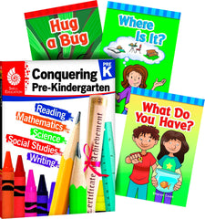 CONQUERING PRE-KINDERGARTEN 4-BOOK SET