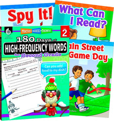 LEARN AT HOME - HIGH-FREQUENCY WORDS BUNDLE GRADE 2 - 4-BOOK SET