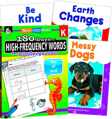 LEARN AT HOME - HIGH-FREQUENCY WORDS BUNDLE GRADE K - 4-BOOK SET