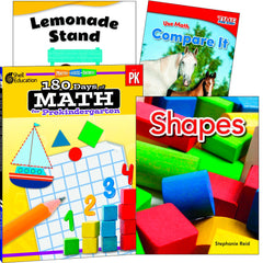LEARN AT HOME - EXPLORE MATH BUNDLE GRADE PK - 4-BOOK SET