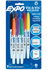 MARKER WET-ERASE VIS-A-VIS ULTRAFINE ASST SET OF 8