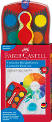 PAINT WATERCOLOR FABER CASTELL CONNECTOR 12-COLOR