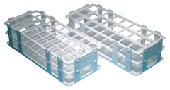 UNITED SCIENTIFIC PLASTIC TEST TUBE RACKS WET/DRY FOR 13MM TUBES 90 PLACES
