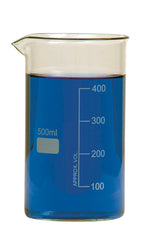 UNITED SCIENTIFIC BEAKERS BERZELIUS TALL FORM BOROSILICATE GLASS 600ML