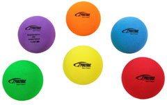 SPORTIME NO BOUNCE BALLS - 3-1/2 INCH DIAMETER - SOLID COLOR - SET OF 6