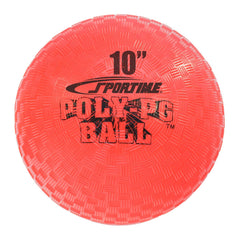 SPORTIME BALL POLY PG 10 INCH - EACH - RED