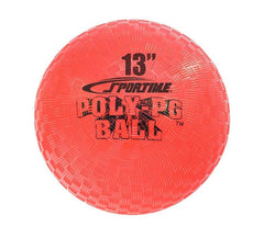 SPORTIME BALL POLY PG 13 INCH - EACH - RED
