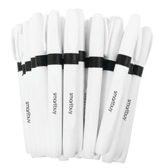 Sb Drywipe Pen Fine Btip Black Pk36