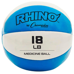 RHINO LEATHER MEDICINE BALL - 18 LBS