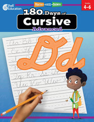 WORKBOOK 180 DAYS OF CURSIVE ADVANCED GRADES 4-6